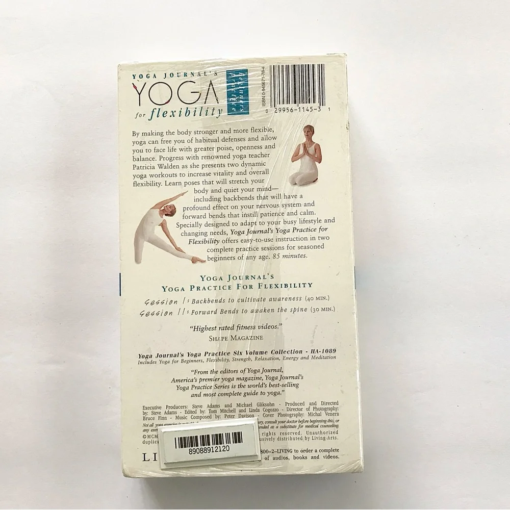 ✴️Yoga for Flexibility VHS Videotape for Seasonal Beginners, NEW